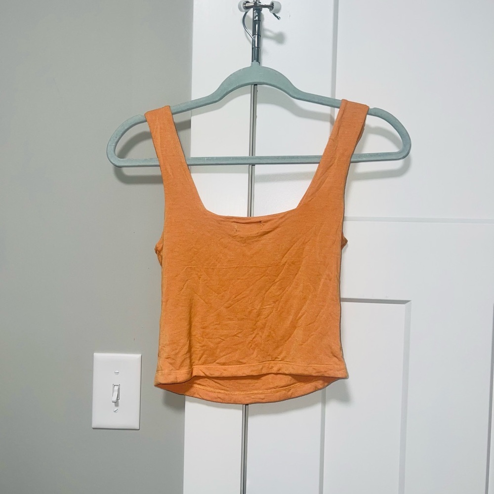 Stylish Orange Tank Top for Women - Picture 3 of 3